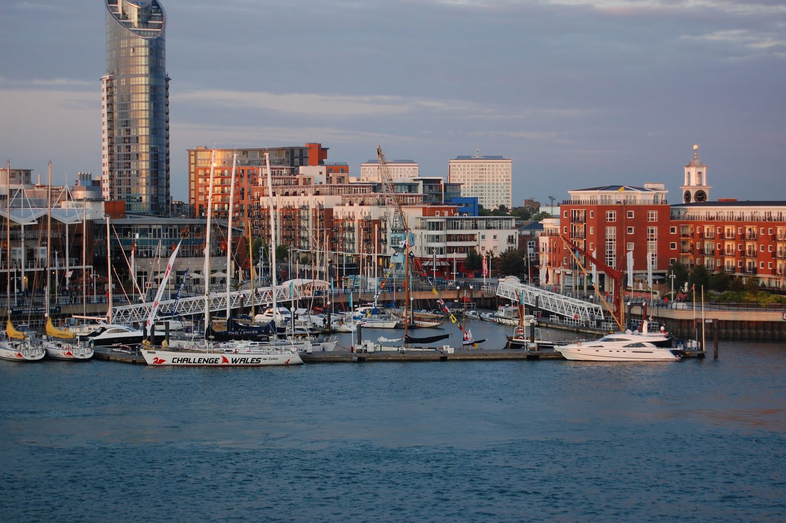 GUNWHARF QUAYS SUNSET 23.6.2011